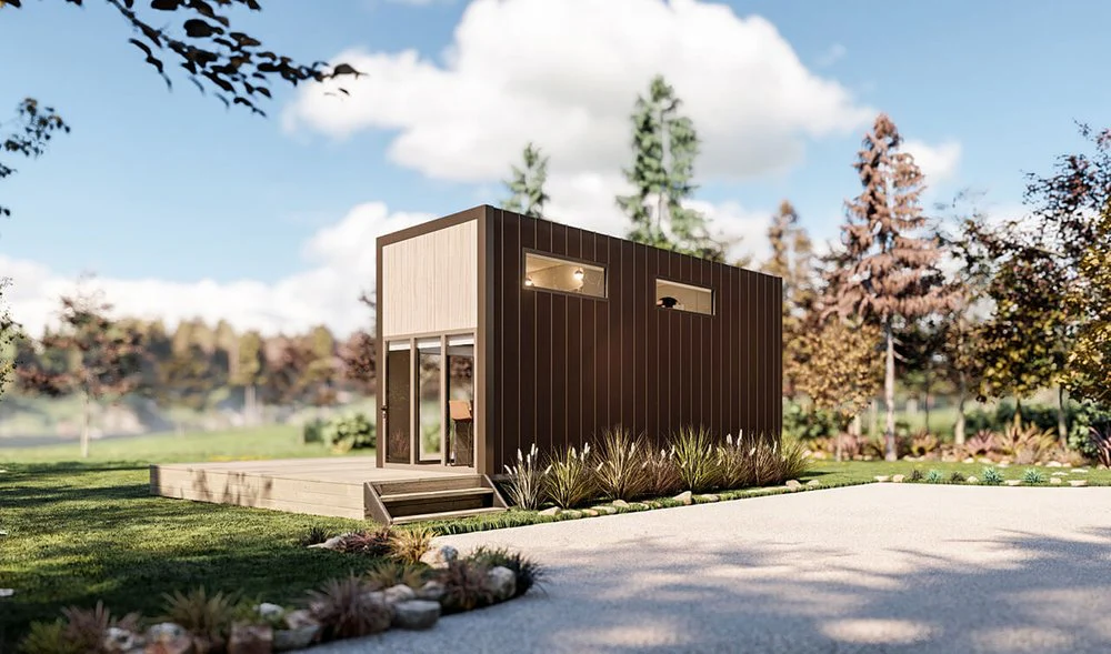 Modernes Wohnmodul Ansicht 1