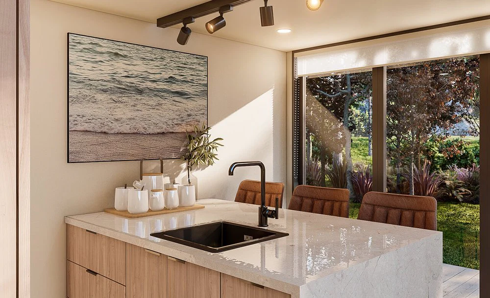 Modernes Wohnmodul Detail