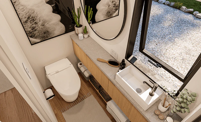 Micro Cabin Grundriss 1